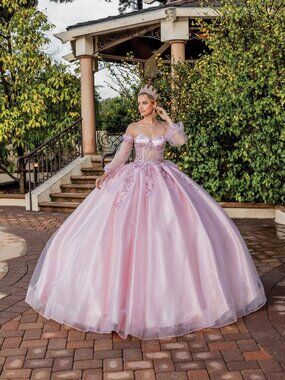NEW BLUSH Evening Gown Floor Length Formal Elegant Stunning 1824
